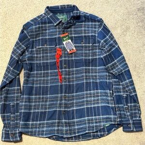 NWT Woolrich The Green Label Collection Men Heavy Thick 100% Cotton Shirt Jacket